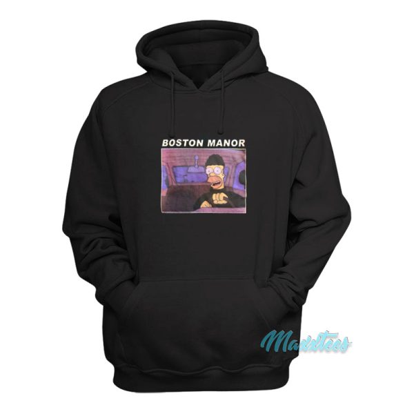 Boston Manor Homer Simpson Stealing Car Hoodie