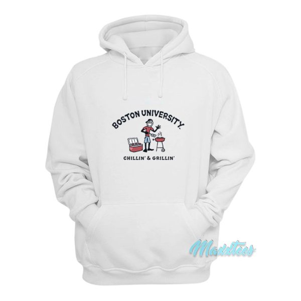 Boston University Chillin And Grillin Hoodie