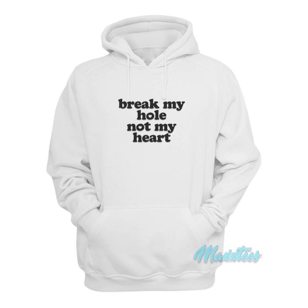 Break My Hole Not My Heart Hoodie