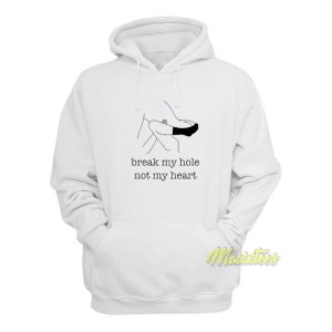 Break My Hole Not My Heart Unisex Hoodie 1