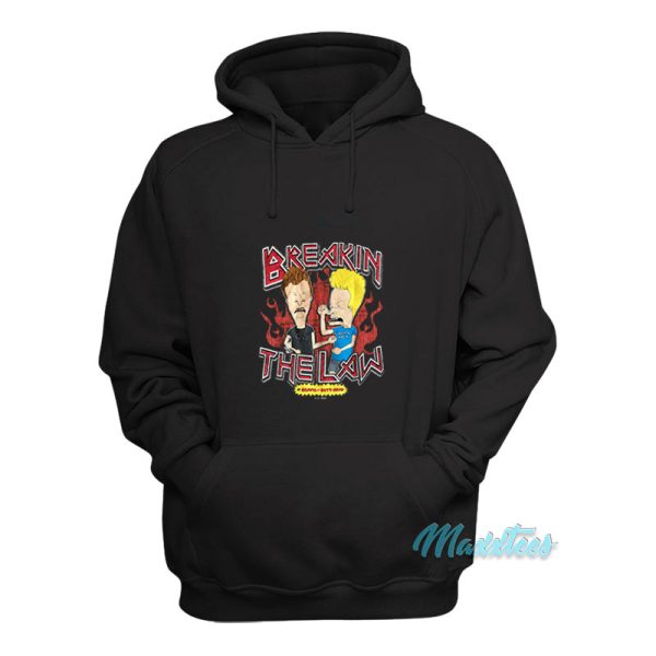 Breaking The Law Beavis And Butthead Hoodie