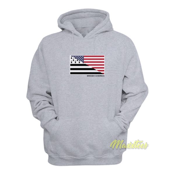 Breizh Amerika Flag Hoodie