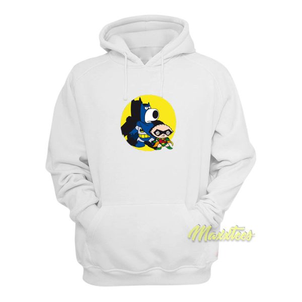 Brian and Stewie Batman and Robin Hoodie