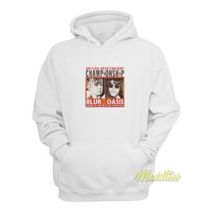 British Heavyweight Championship Blur vs Oasis Hoodie 1