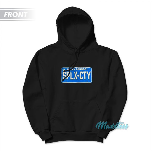 Brock Lesnar SPLX CITY License Plate Hoodie