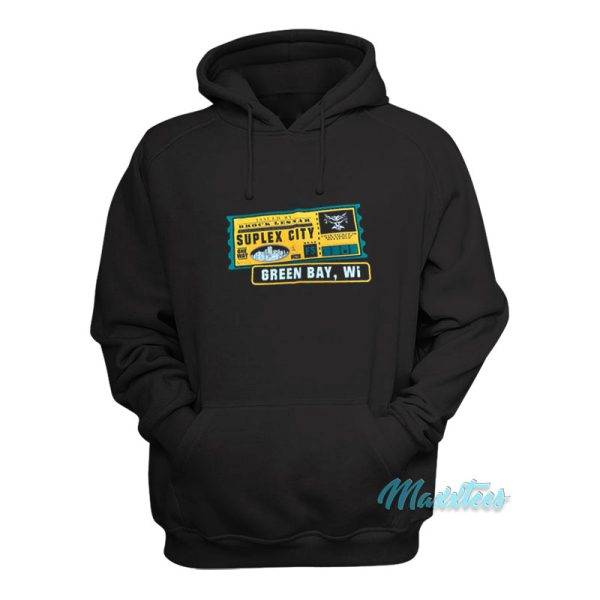 Brock Lesnar Suplex City Green Bay Wi Hoodie