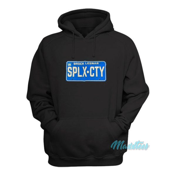 Brock Lesnar Suplex City License Plate Hoodie