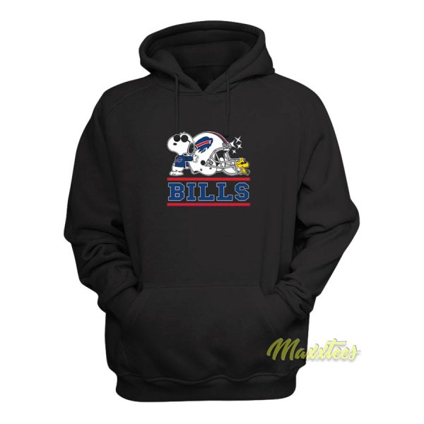 Buffalo Bills Joe Cool and Snoopy Football Hoodie