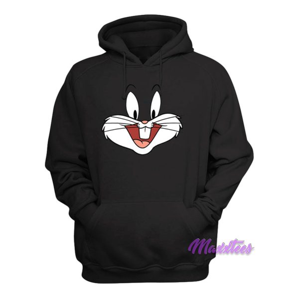 Bugs Bunny Face Looney Tunes Hoodie