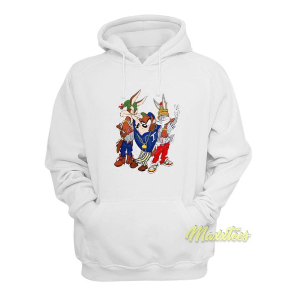 Bugs Bunny Looney Tunes Grunge Gently Hoodie