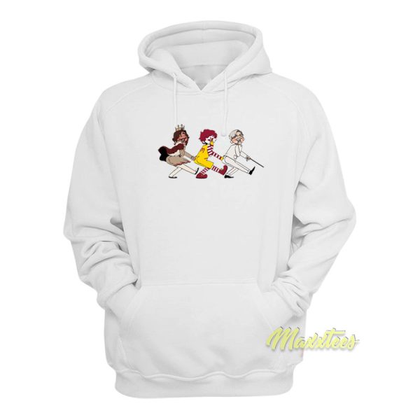 Burger King Ronald McDonald and Colonel Sanders Hoodie