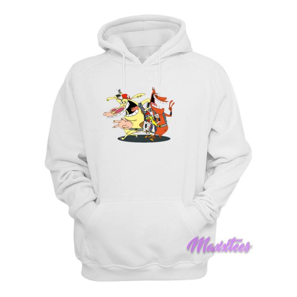 Cartoon Network Cow And Chicken Character Hoodie