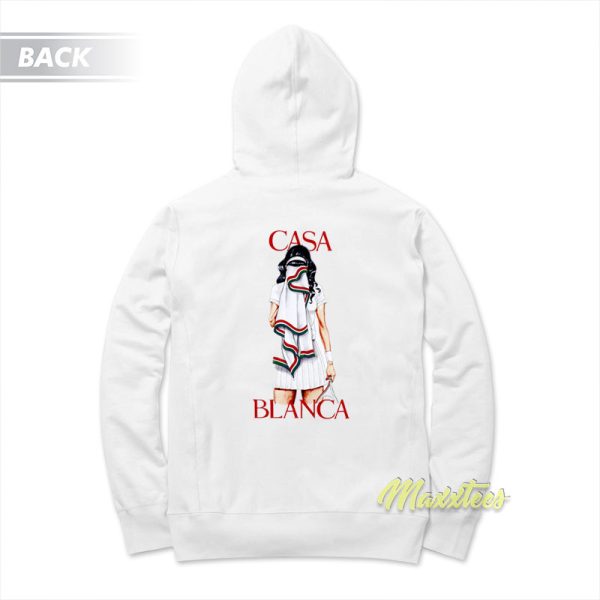 Casablanca Tennis Girl Hoodie