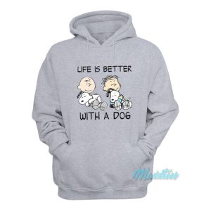 Charlie And Snoopy Life Is Better With A Dog Hoodie 2