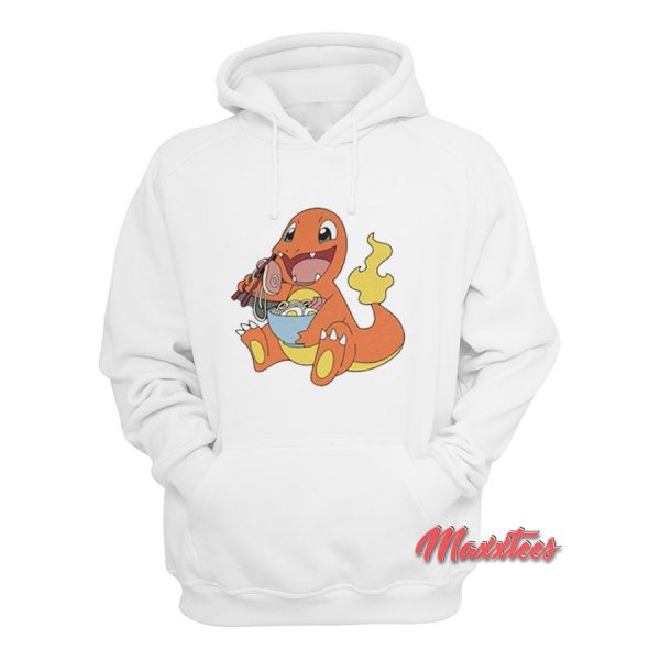 Charmander Eating Ramen Hoodie