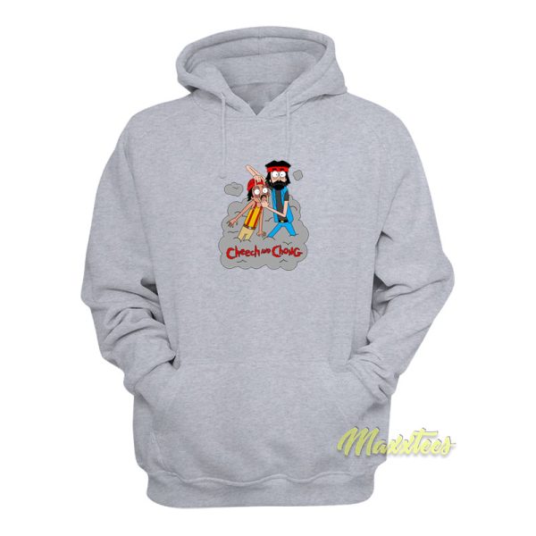 Cheech and Chong X Rick and Morty Hoodie