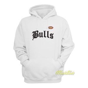 Chicago Bulls Old English Faded Hoodie 1