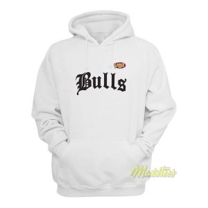 Chicago Bulls Old English Faded Hoodie 2