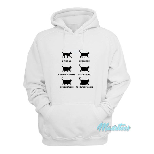 Chonk Cat Chart Hoodie