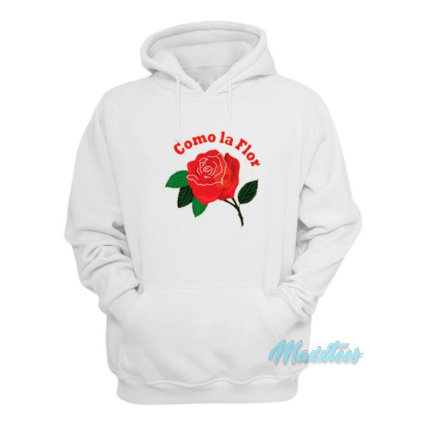 Como La Flor Rose Hoodie