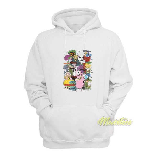 Courage The Cowardly Dog Characters Hoodie