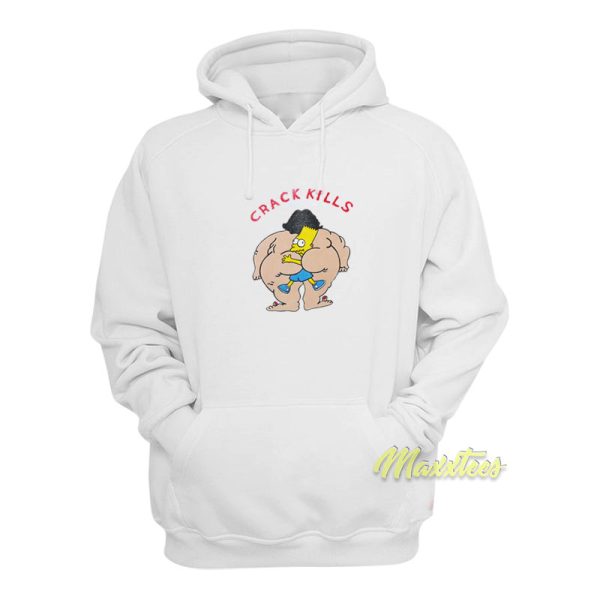 Crack Kills Bart Simpson Hoodie