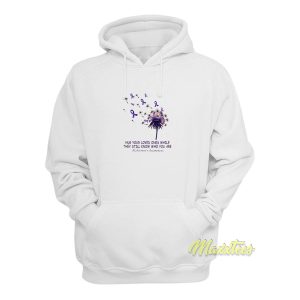 Dandelion Breast Cancer Hug Your Loved Hoodie 1