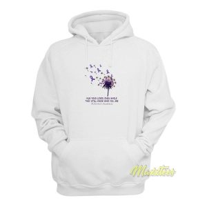 Dandelion Breast Cancer Hug Your Loved Hoodie 2