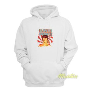 David Bowie Aladdin Sane Gold Hoodie 2