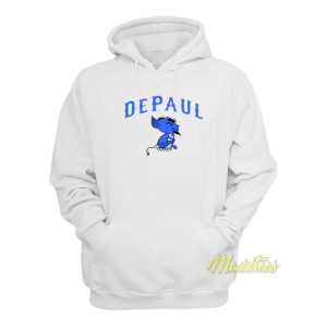 DePaul University Blue Demon Hoodie 1 DePaul University Blue Demon Hoodie 2