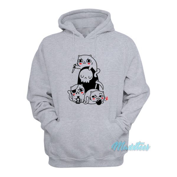 Death Is Cat Person Hoodie