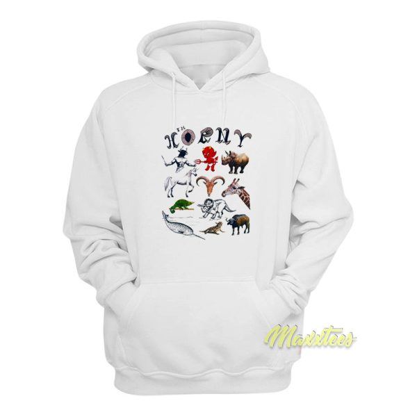 Devil Animals I’m Horny Hoodie