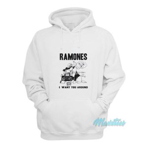 Dog Ramones I Want You Around Hoodie 2