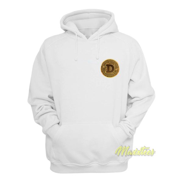 Dogecoin Digital Logo Hoodie