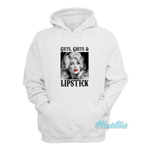 Dolly Parton Western Guts Grit Lipstick Hoodie