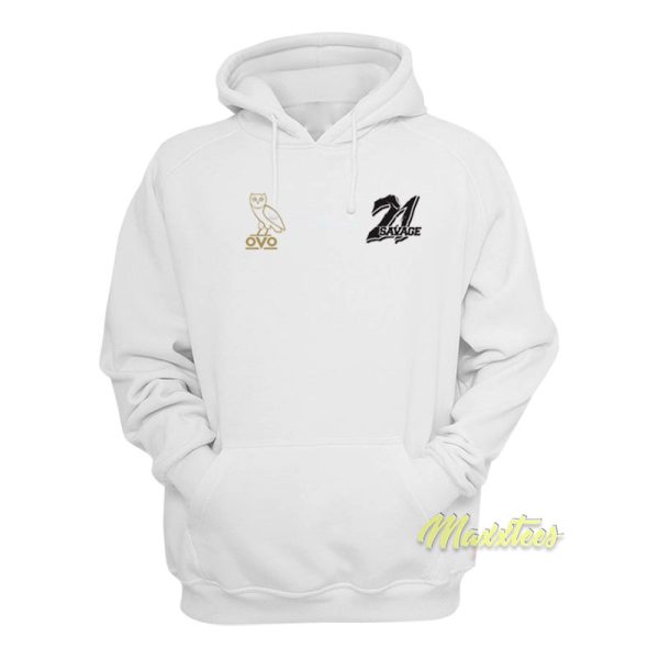 Drake Ovo and 21 Savage Hoodie