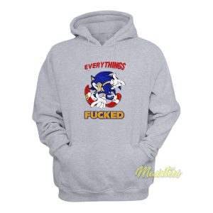 Everythings Fucked Sonic Hoodie 1