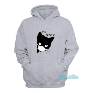 Ew People Black Cat Face Mask Hoodie 1 Ew People Black Cat Face Mask Hoodie 2