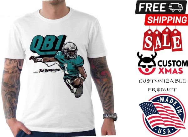 QB1 Tua Tagovailoa Miami Dolphins Shirt