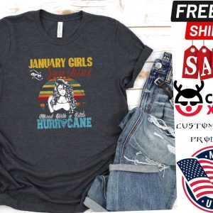 Queens Are Born In January Birthday Squad Shirt