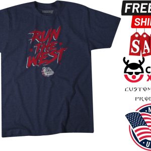 RUN THE WEST runs through Spokane, Washington, where the Gonzaga Bulldogs Shirt
