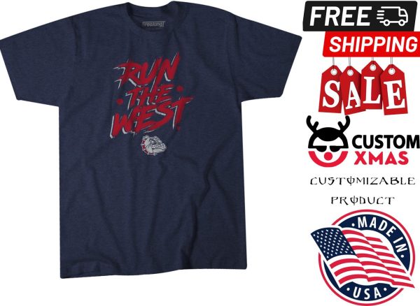 RUN THE WEST runs through Spokane, Washington, where the Gonzaga Bulldogs Shirt