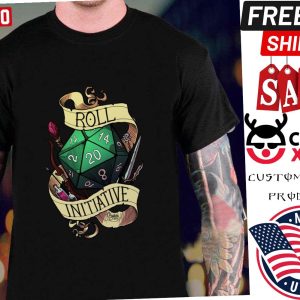Roll Initiative Dungeons &amp Dragons Art Shirt