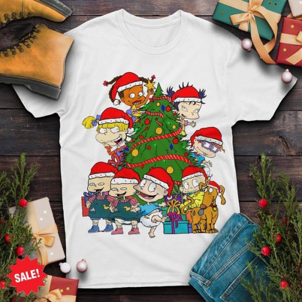 Rugrats Character Movie Christmas Tree Shirt, Rugrats Shirt, Rugrats Christmas Shirt