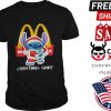 Santa Stitch Merry Christmas McDonalds shirt
