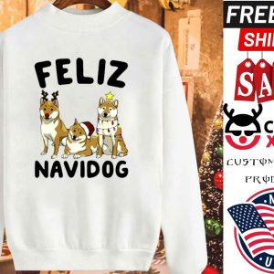 Shiba Inu Feliz Navidog Christmas shirt
