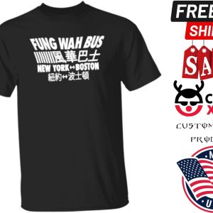 Silvamore Fung Wah Bus New York To Boston Shirt