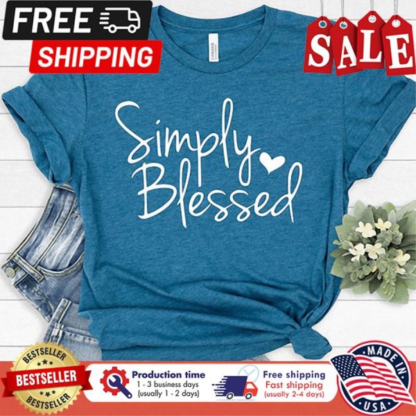 Simply blessed thanksgiving shirt