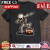 Skeleton Dabbing American Football Halloween shirt