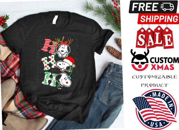 Snoopy HO HO HO Christmas Shirt